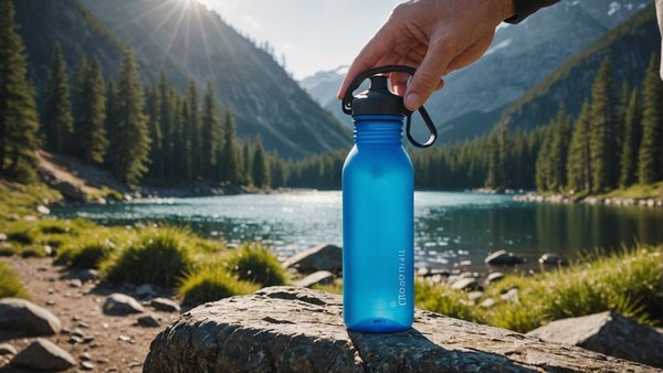 Gourde filtrantre okö : hydratation sûre pour randonneurs